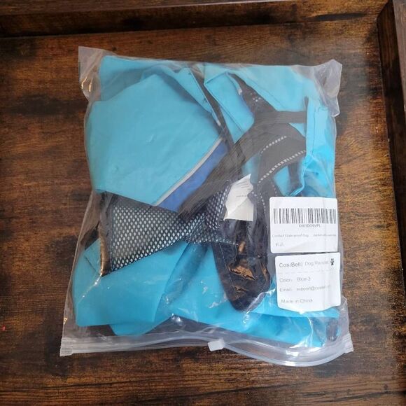 Cosibell Waterproof Puppy Dog Raincoats with Hood for Small Medium Dogs, Poncho - Picture 2 of 5